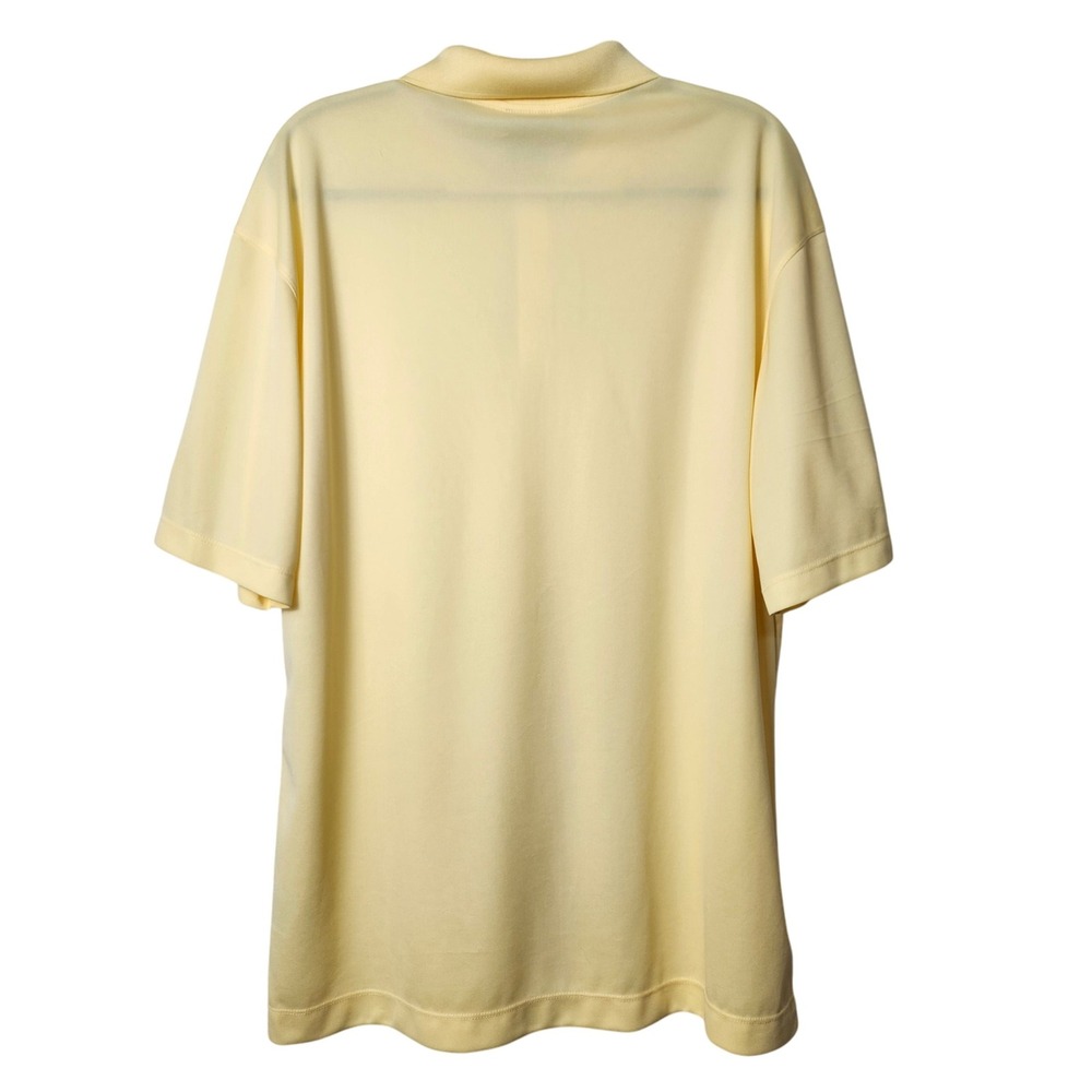 NIKE‎ GOLF DRI-FIT YELLOW POLO MENS XL OHIO VALLEY FLOORING NWT - Picture 2 of 10
